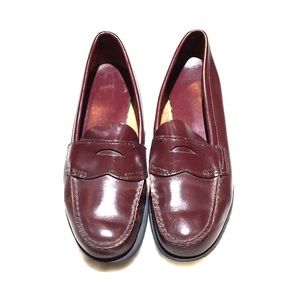Bass Brown/ Maroon Loafers